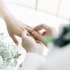 指輪の交換 結婚式 wedding リング